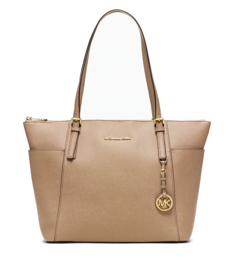 michael kors jet set saffiano handbag